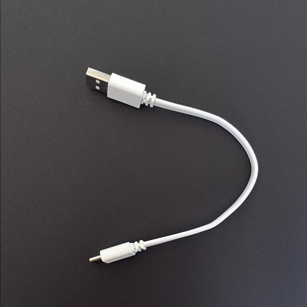 3/$20 White USB C to USB A Flat Cable